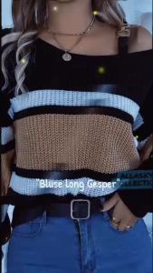 Gesper Cardigan Rajut Wanita Lengan Panjang Knite Premium Gaya Korean Style