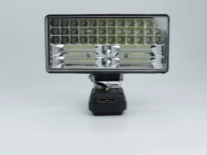 Powerful 8 inch Cordless LED Work Light Jobsite Light Spotlight Tool for Makita 18v Battery Lamp Flood Light Flashlight