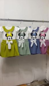 Shafiyya Kids Dress Anak Perempuan MICKY MOUSE 1-5 Tahun Terbaru 2024 Viral