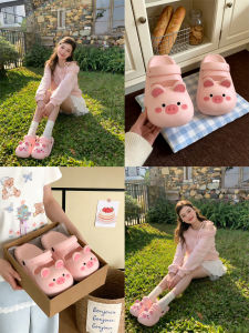 XIXITIAO | Cute Piglet Mary Jane Clogs Summer Non-slip and Comfortable