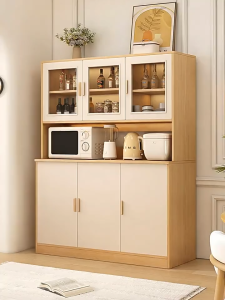 Integrated living room storage cabinet wine cabinet side cabinet tall cabinet and shelving unit