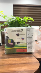 Set 3 Cuộn Túi Đựng Rác Green Famcog 65x78cm – Túi Đen Siêu Dai Chống Rách Siêu Tiện Lợi