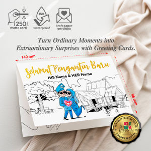 Celebrate Unforgettable Wedding Moments with an Elegant Keepsake Wedding Wishes Card in a Kraft Envelope by ThePresent