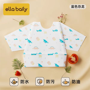 Disposable Waterproof Baby Apron Child Eating Smock Baby Food Tray Dirt Resistant Inverse Clothing Four Seasons All Match