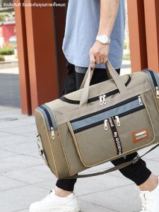 กระเป๋าใส่เสื้อผ้าแบบพับได้ความจุขนาดใหญ่สำหรับเดินทางและทำงานสไตล์เกาหลี กระเป๋าใส่ของแบบถือสำหรับทั้งชายและหญิง