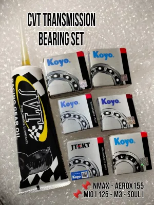 CVT TRANSMISSION BEARING SET | FREE GEAR OIL | NMAX - AEROX155 - MIOI125 - M3 - SOULI125 - MXI125 - GEAR - GRAVIS - FAZZIO