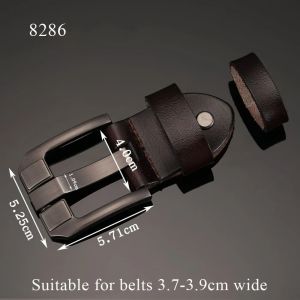 Belt Buckle Head For Men New Fashion Men Belt Buckle 4.0cm Mens Pin Buckle Belt Head for Men Man Jeans Pants Waistband