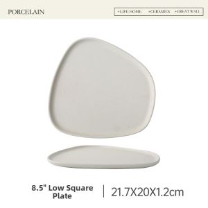 Nordic Luxury Uniquely Shaped Steak Plate