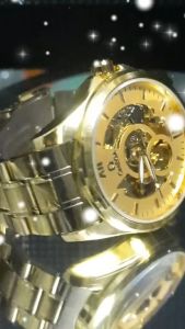 Đồng Hồ Nam full vàng Dây vàng Bền Bỉ Chống Nước Chống Trầy Xước