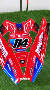 Decal Stiker RBT Red New Simple Full Body ( Full Custom Bebas Desain Bebas Request )