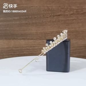 New Korean version of childrens jewelry crown headband alloy diamond princess crown hair accessories(Ready Stock)