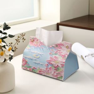 Kota Tisu Tempat Tisu Mobil Tissue Box Bahan Kulit