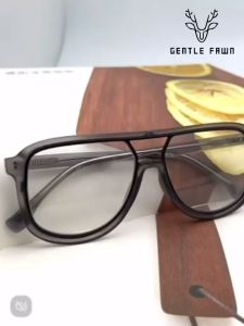 Gentle Fawn Kacamata Anti Radiasi Blueray Aviator Style Bahan TR90 Ringan Fashion Pria Wanita Bisa Lensa Minus Photocromic Bluecromic 1010