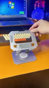 Metal rotating tablet stand foldable liftable IPAD universal