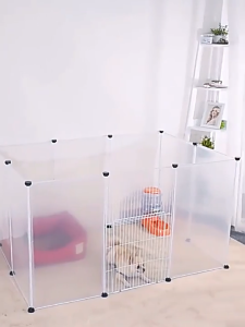 10 pcs  DIY Pet Dog Playpen Dog Fence Cats Rabbit Fence Dog Cage Pet Indoor With Pet Playpen with door 10PCS Animal Pen DIY Pet Fence Indoor