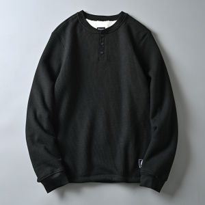 Oversize Hoodie Thickened Fleece Lamb Fur Lined American Style Casual Sweatshirt Youth Trend Autumn Winter Fashionable