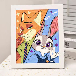 DIANDIANHUA | Zootopia DIY Cartoon Diamond Painting Full Drill