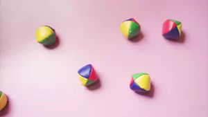 5pcs Juggling Ball Bean Bag Juggle Magic Aksesoris Magic