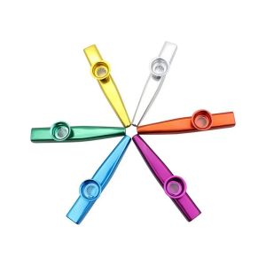 6 Colors Simple Design Lightweight Kazoo Aluminum Alloy Metal For Guitar Instrument Music Lovers Instrument Musical Instrument
