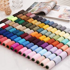 ด้ายฝ้ายโพลีเอสเตอร์สีดำและสีขาวใช้ในบ้านชุดกล่องเข็มเย็บด้วยมือด้ายเครื่องเย็บผ้าเจดีย์รถแบน402