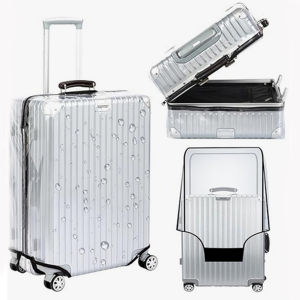 Clear Pvc Suitcase Cover Protectors Suitcase Covers For Luggage Thickened Suitcase Protective Cover For Wheeled Suitcase Suitabl