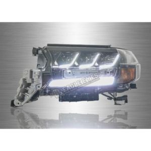 TOYOTA LAND CRUISER PRADO FJ202 2016-2020 PROJECTOR LED HI-LO BEAM SEQUENTIAL SIGNAL WELCOME LIGHT LEXUS STYLE HEADLAMP