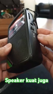 RADIO SAKU TG-66 PORTABLE JOC FM/AM/SW USB TYPE-C 3 BAND - RADIO TG 66