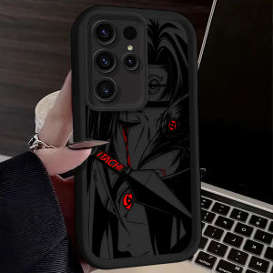 Bandai | Ốp Điện Thoại Silicon Chống Sốc Chống Xước Uchiha Itachi Dark Crow Dành Cho Samsung Galaxy S26/S25/S24/S23 Ultra/S22/FE/A07/A17/A37/A57 5G