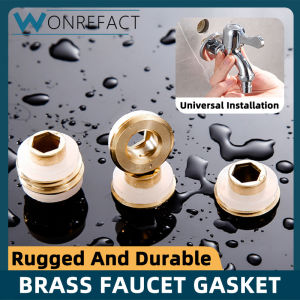Brass Faucet Quick Seal Washers Faucet Valve Leak-proof Sealing Rings Gaskets  Seal Gasket Universal  Quick Installation  Silicone Gasket Brass Faucet Seal Gasket