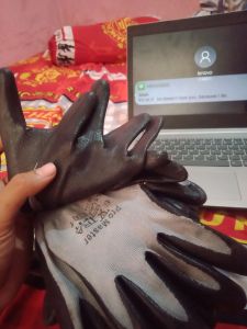 Sarung Tangan Comet Abu 1 Lusin/12 Pasang (24pcs) Serbaguna Murah Cocok Untuk Segala Jenis Pekerjaan berkebun proyek dan lain sebagainya