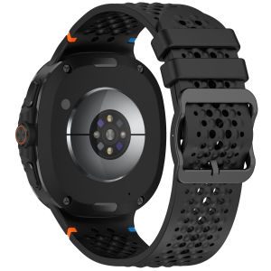 Honeycomb Hole Buckle Silicone Strap for Samsung Galaxy Watch 9/8 40 44mm Watchband Wristband for Galaxy Watch 8 Classic 46mm