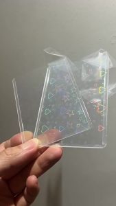 Bandai | 10 Chiếc Ốp Thẻ Cứng Nhựa Flash Một Mặt In Laser Đựng Thẻ Bài Pokemon Bóng Chày Bóng Đá Ảnh Thể Thao 18+