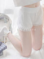 Quần Bí Ngô Lolita Quần Đèn Lồng Dễ Thương Kiểu Mỏng Mùa Hè Quần Mặc Trong Quần An Toàn Chống Lộ Hàng Kiểu Sinh Nhật Thiếu Nữ JK. 