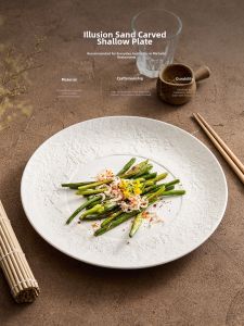 YOGEHOME | Home Dinner Plate Ceramics Shallow Plate