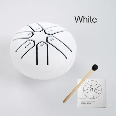 3 Inches Steel Tongue Drum 6 Notes Rain Chime Ethereal Hand Pan for Meditation Yoga Musical Education