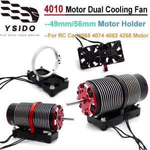 YESIDO MALAYSIA | YSIDO RC Motor Fast Cooling Fan 4010 Heatsink 49mm 56mm Holder Adjustable Mount for 1/8 Traxxas ARRMA Racing Car 40-42mm Motor