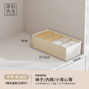 Modern Minimalist Storage Box Wardrobe Organizer Divider Mr. Grocery L. PD. 18L Capacity Bedroom Essential PP Material