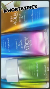 Sunplay Skin Aqua Tone Up UV Essence SPF50+ 80g Sunscreen