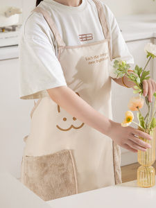 Waterproof Oil-Resistant Apron With Hand Wiping