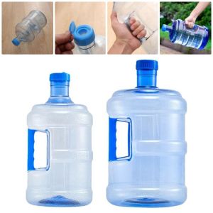 SJJL 1Pcs Food Grade Pure Water Bottle Jug Portable Outdoor Car Storage Bucket Dispenser Barrel Empty Mineral Water Container