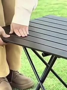 Bàn Cắm Trại Gấp Gọn Di Động Bàn Ăn Dã Ngoại Ngoài Trời Nhẹ Dùng Cho Đi Bộ Đường Dài Du Lịch Tiệc Nướng Ngoài Trời - Bàn Du Lịch Bền Bỉ
