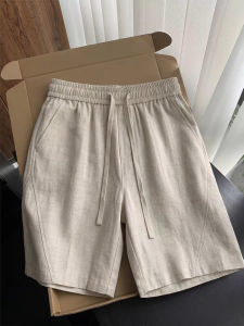 OUMULONG | Breathable Cotton Linen Loose Fit Summer Shorts