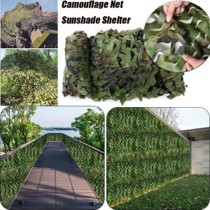 Woodland Camo Netting Camping Military Hunting Camouflage Net For Sunshade Decor