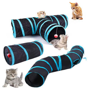 Cat Tunnel Pet Toy Foldable Breathable Drill Tube Simulation Hunting Suitable for Cat Self Entertainment for Indoor Play