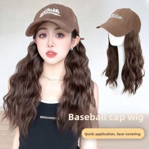 MONLEYTA | Womens Short Hair Full Head Cover Hat Natural Simulation Summer Baseball Cap Integrated Fake Hair Hat New Arrival 2025