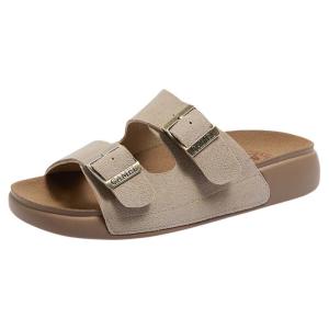 CAMEL | Soft Thick Sole Birkenstock Sandals Beach