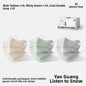 Retro Sweetheart Series Cute Printed Disposable Masks