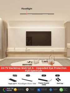 JINGYA | Surface Mount Magnetic Track Light Slim Background Rail LED Light