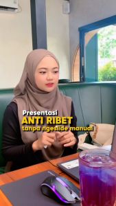 Wireless Laser Pointer Unitech Rechargeable 2.4G Remote Control untuk Presentasi Meeting Kantor