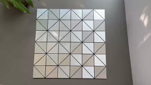 Tấm dán tường mosaic G7INOX13 mang đến không gian mới mẻ độc đáo thiết kế sang trọng độ bền cao hàng sẵn kho chịu nhiệt tốt ốp lát phòng khách phòng ngủ khu chung cư nhà hàng